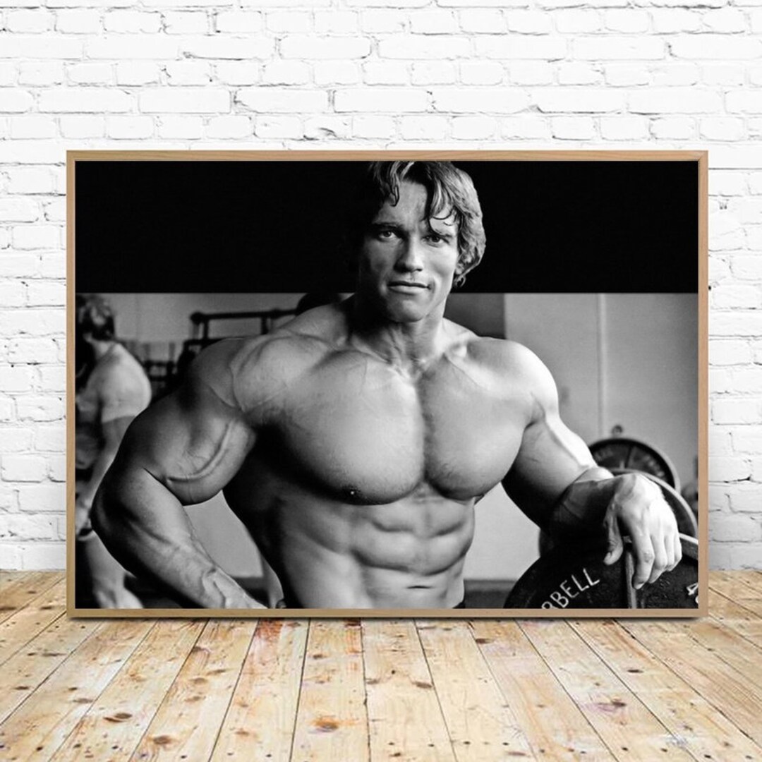 Arnold Schwarzenegger Bodybuilding Poster Canvas Wall Art Home Decor no ...