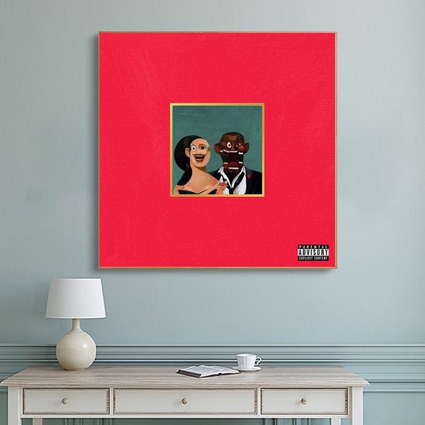 Kanye West Album Poster Minimalist Etsy