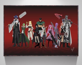 Details about   Akame Ga Kill 3D Lenticular Wall Art Poster Framed 9"x12" 