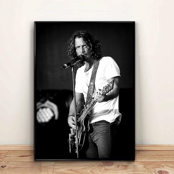 Chris Cornell Music Poster Canvas Wall Art Home Decor (No Frame)