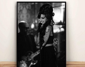 Póster musical de Amy Winehouse, lienzo, arte de pared, decoración del hogar (sin marco)