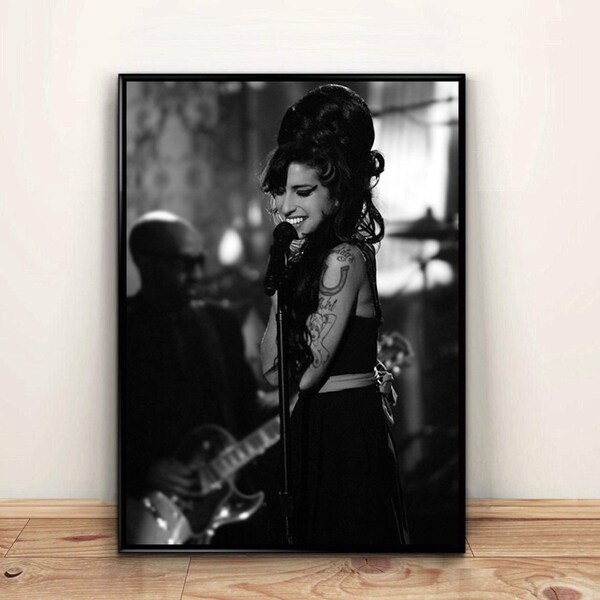 Amy Winehouse Music Poster Canvas Wall Art Home Decor (No Frame)