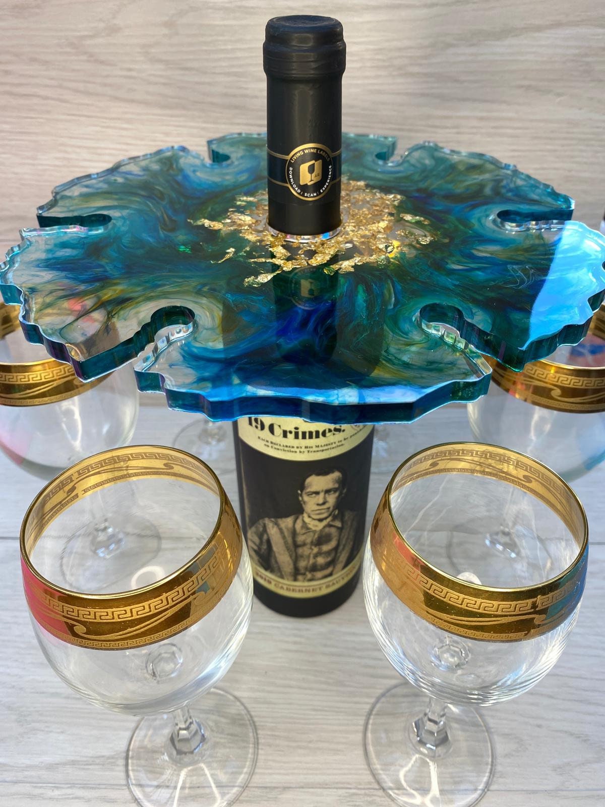 6 Glass Wine Butler Etsy