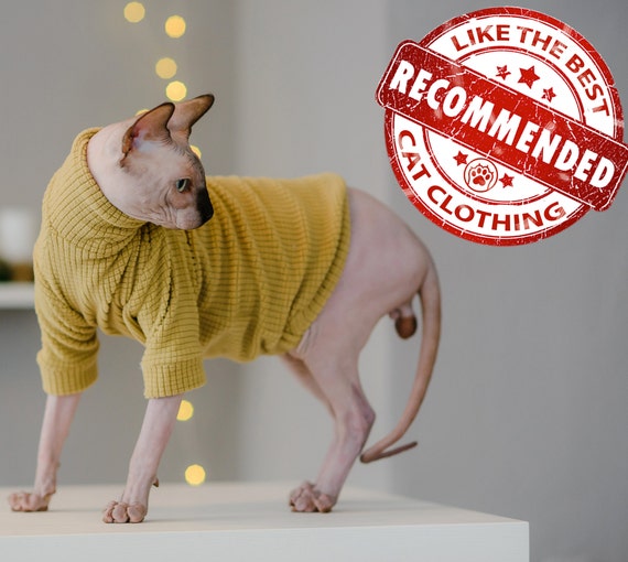 Ropa para gato Sphynx ropa de gato suéter para gato. Suéter - España