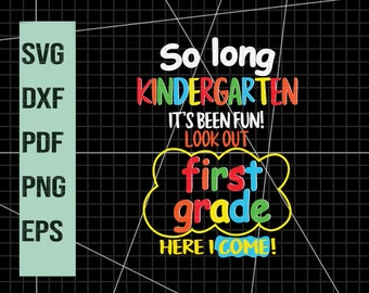 Download So Long Kindergarten Etsy