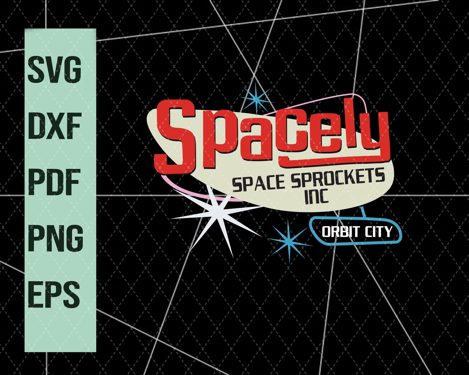 Space Sprockets The Jetsons Manufactures Sprockets American Etsy