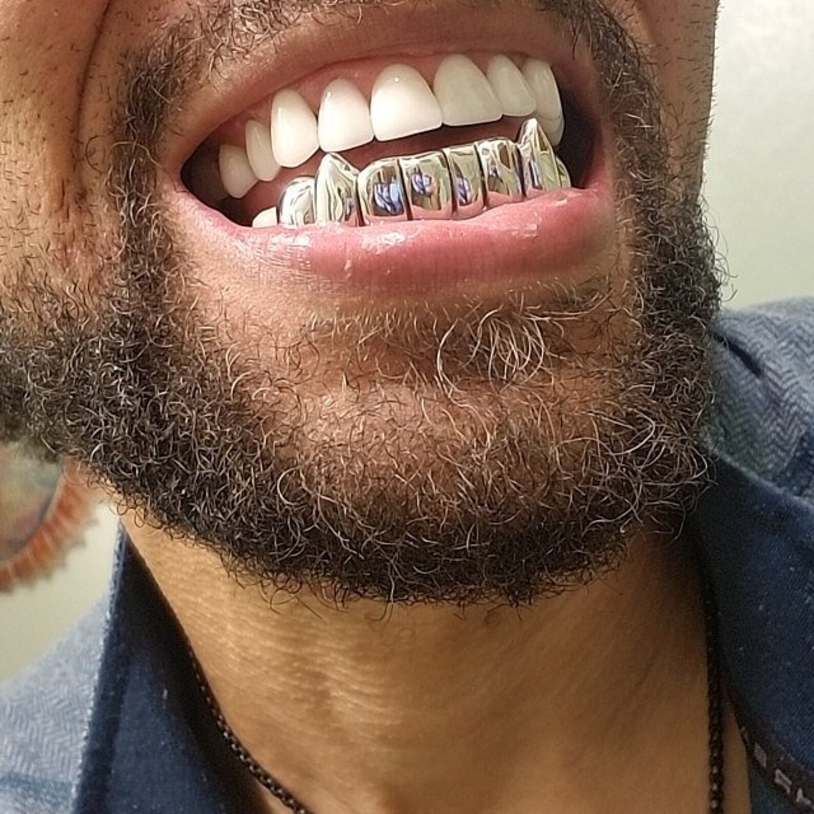 Grillz Express Custom 10K 14K Gold Grillz K9 Extended Fangs Etsy
