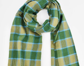 GreenTartan Scarf Unisex Pure Wool Thick Wool Stole/ Pashminas/ Scarf 200cm x 70cm