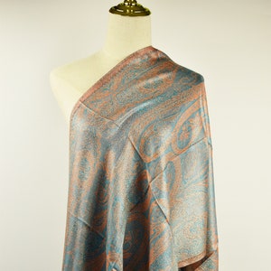 Elegant silk scarves, Luxury Silk Wrap, Pretty Scarf Wife, Unisex Silk Scarf/ Shawl/ Stole/Wrap 200cm x 55cm