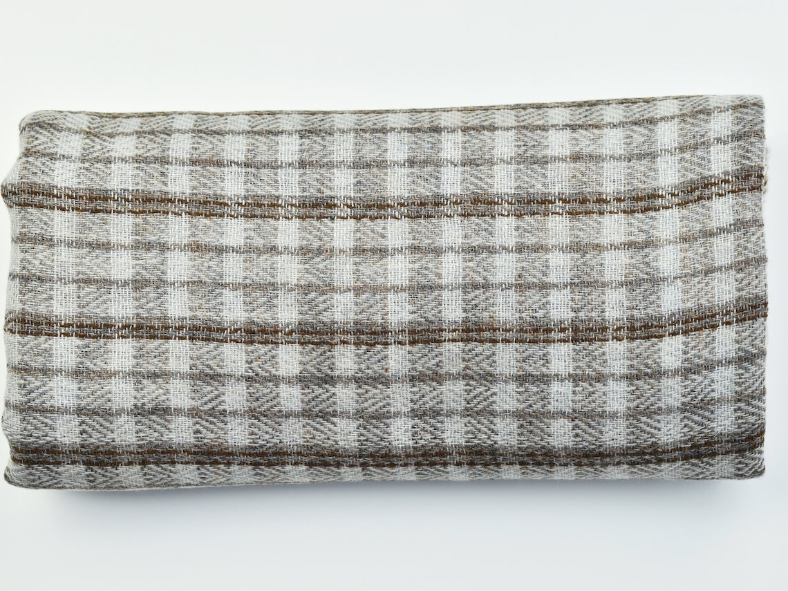 SCARF 190 CM IN CINNAMON BROWN WOOL 408745
