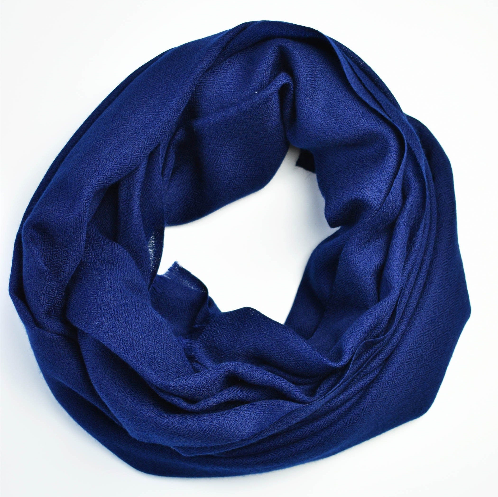 Sapphire Blue Classic Cashmere Scarves, Soft Warm and