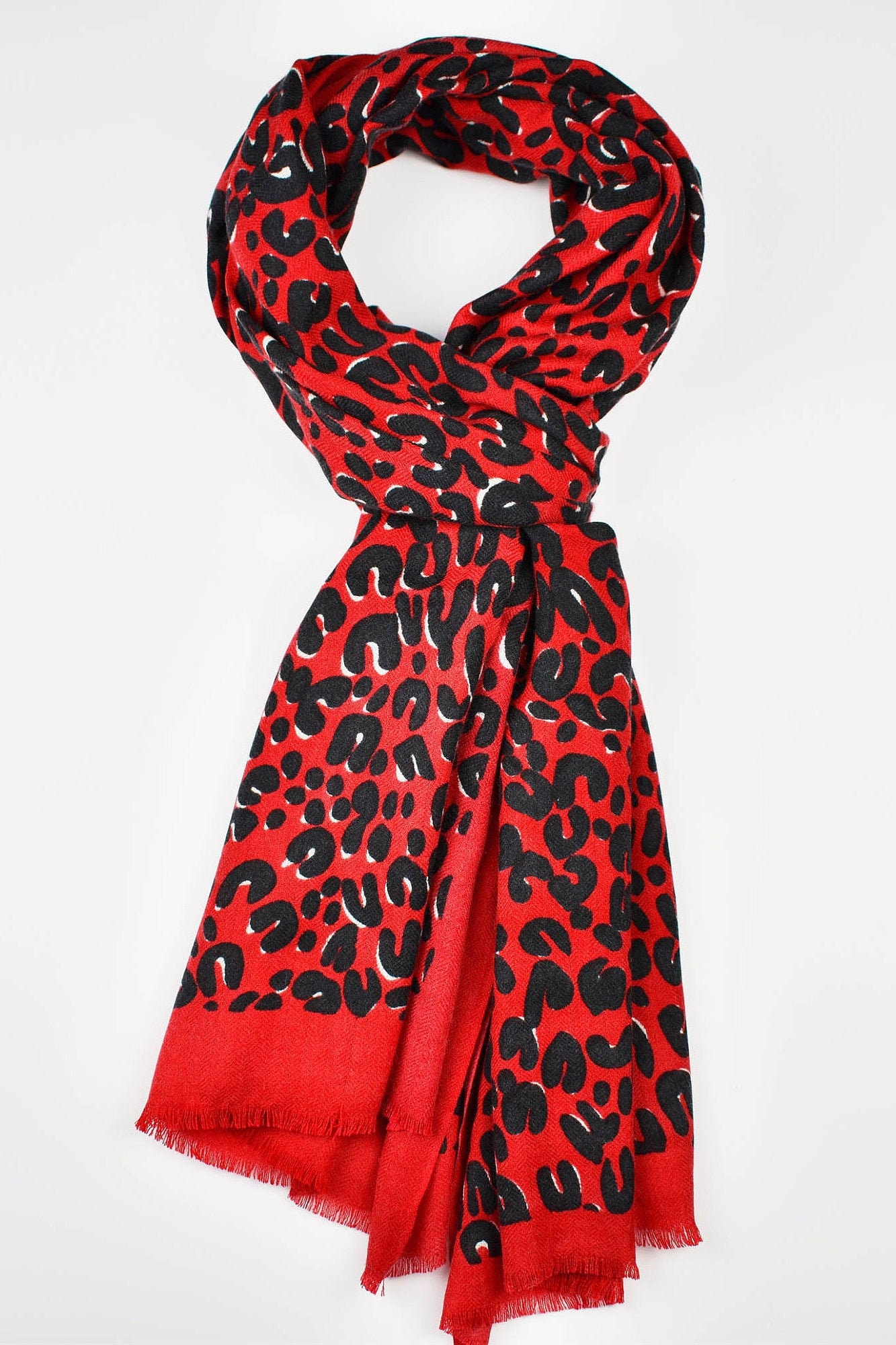 Leopard Print Pashmina 