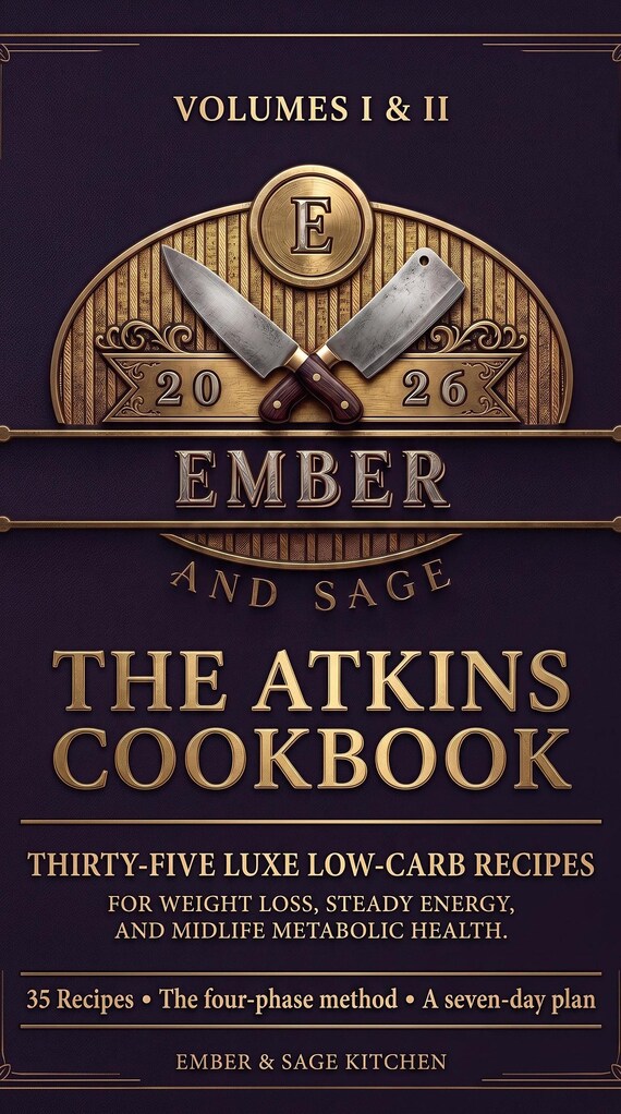 Low Carb Cookbook, 35 Atkins Recipes and 7-Day Meal Plan Ebook