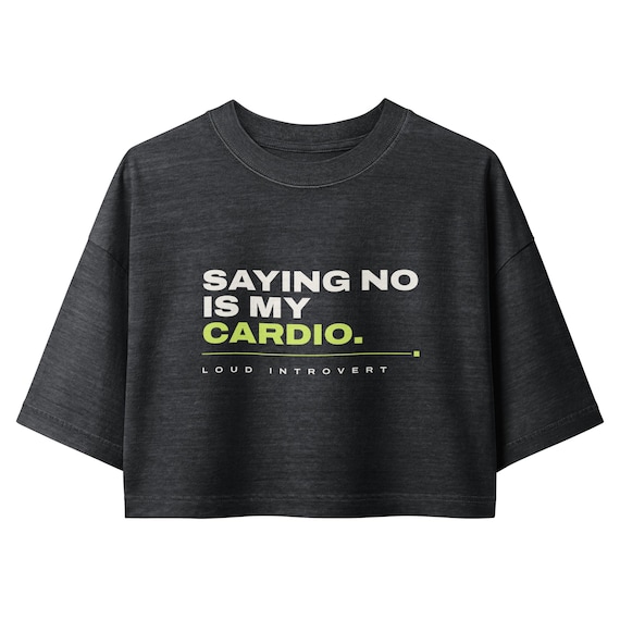 Women’s garment dye cropped tee