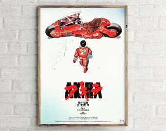Akira Original Japanese Anime Poster, Manga Wall Art Print