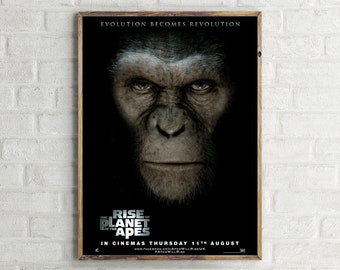 The Rise of the Planet of the Apes Movie Poster, Wall Art Print