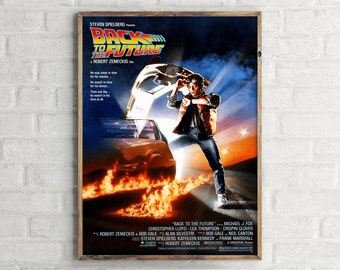 バック・トゥ・ザ・フューチャー PART2 シルクスクリーン ポスター バックトゥザフューチャー PART2 映画ポスター グッズ BTTF