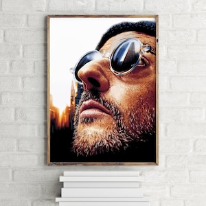 Léon Textless Movie Poster, Film Wall Art Print