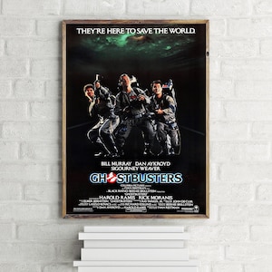 Ghostbusters Diseño Original Póster de Película, Impresión de Arte mural