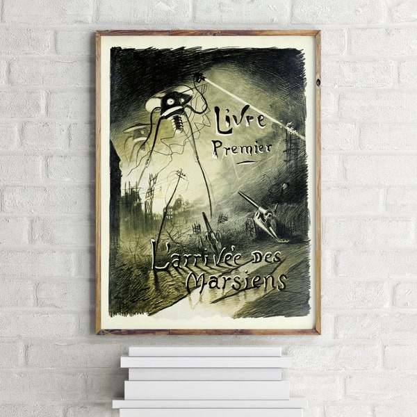 War Of The Worlds Belgium Edition Film Poster, Movie Wall Art Print
