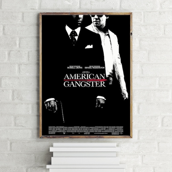 American Gangster Movie Poster, Wall Art Print -  UK