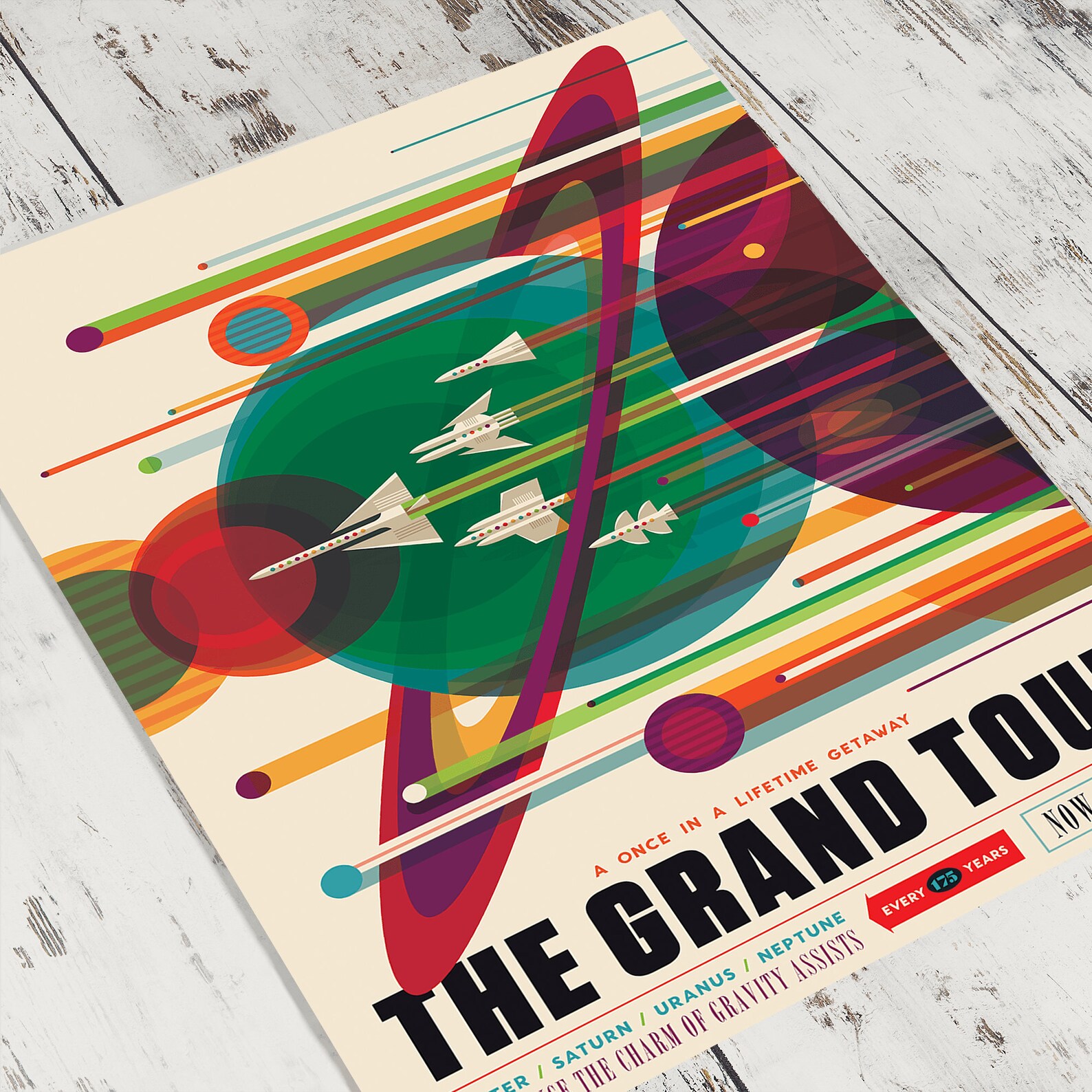 NASA the Grand Tour Travel Poster Wall Art Design Print | Etsy