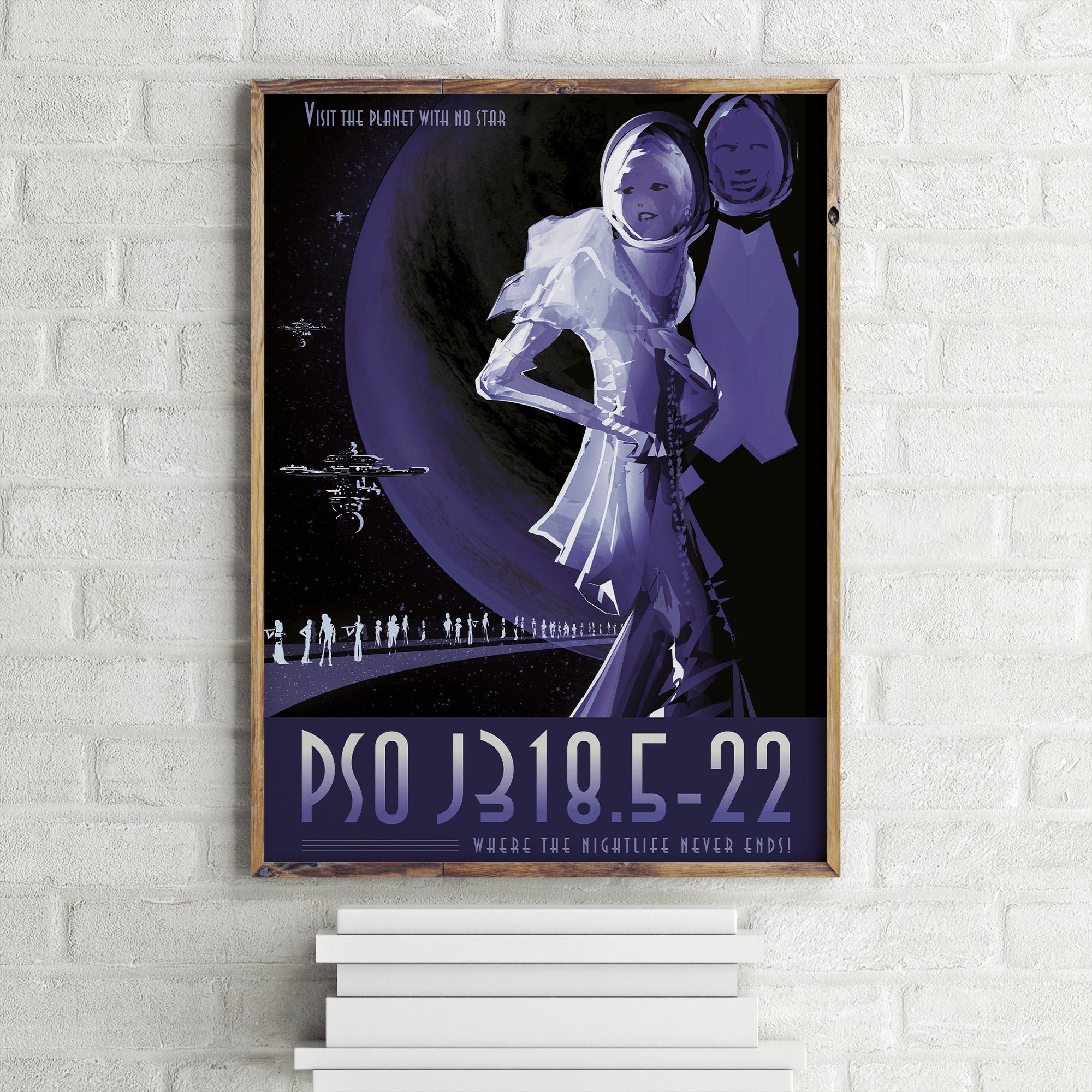 NASA PSO J318.5-22 Travel Poster, Wall Art Design Print - Etsy