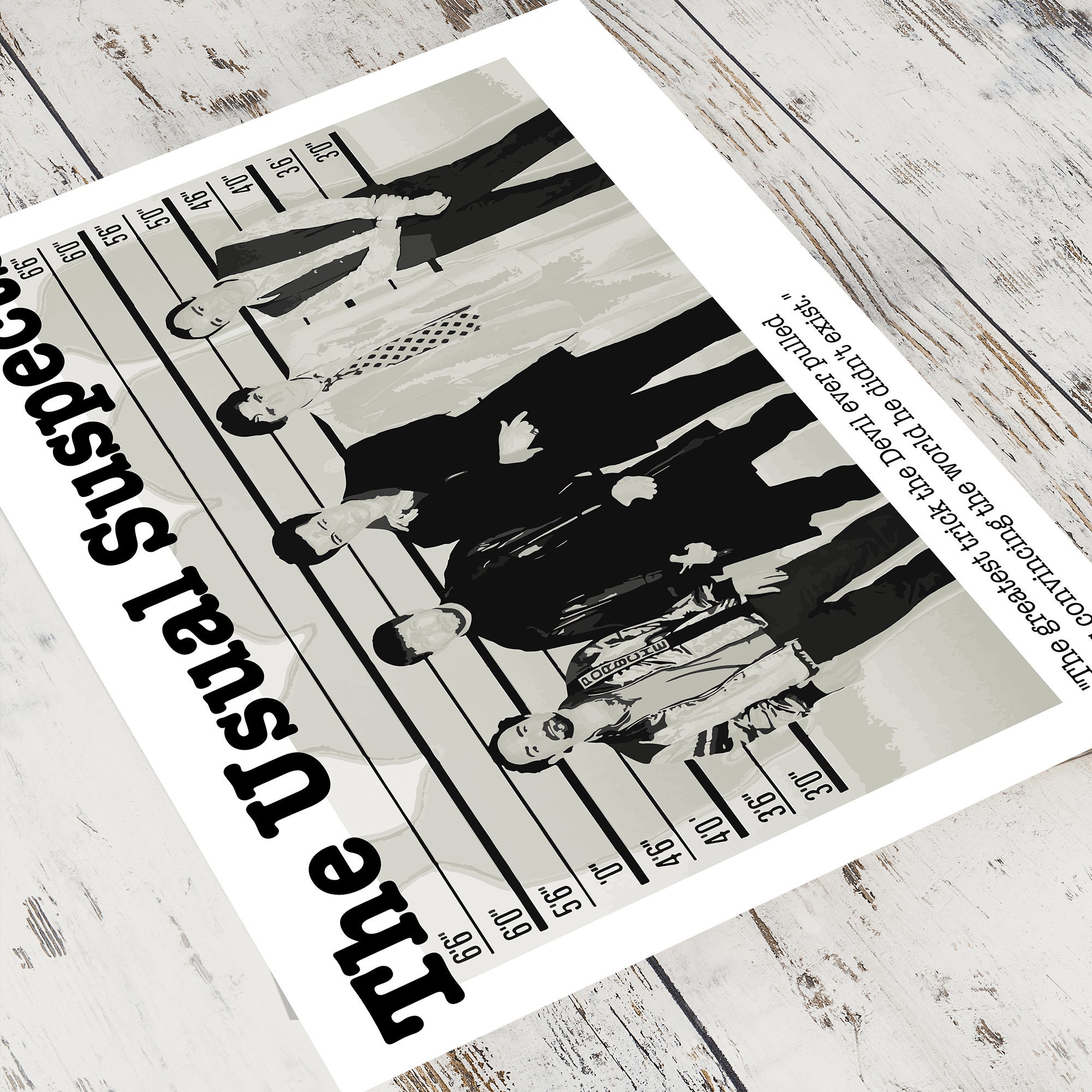 The Usual Suspects A0 Poster sur toile