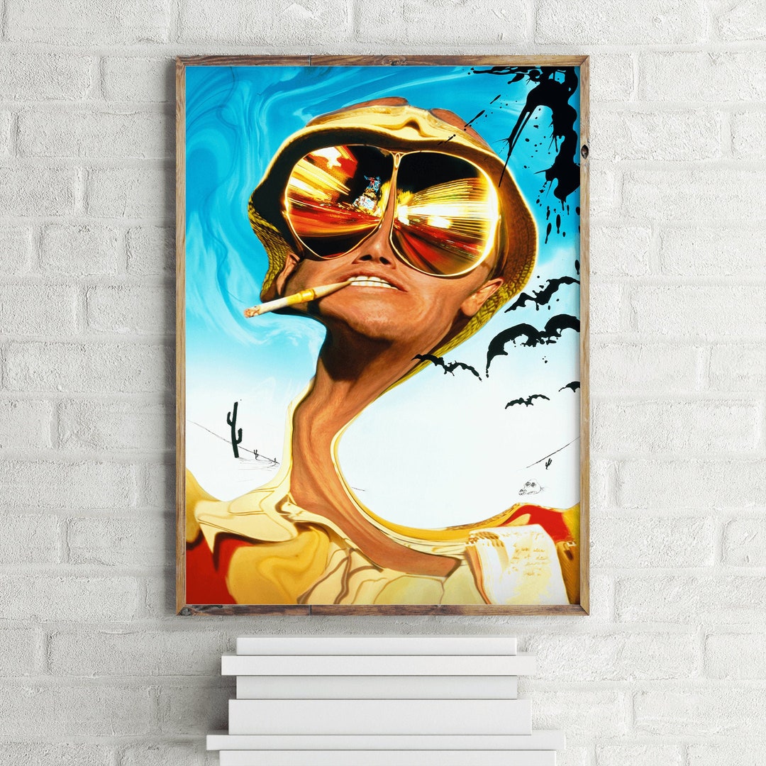 Fear and Loathing in Las Vegas Textless Movie Poster, Film Wall