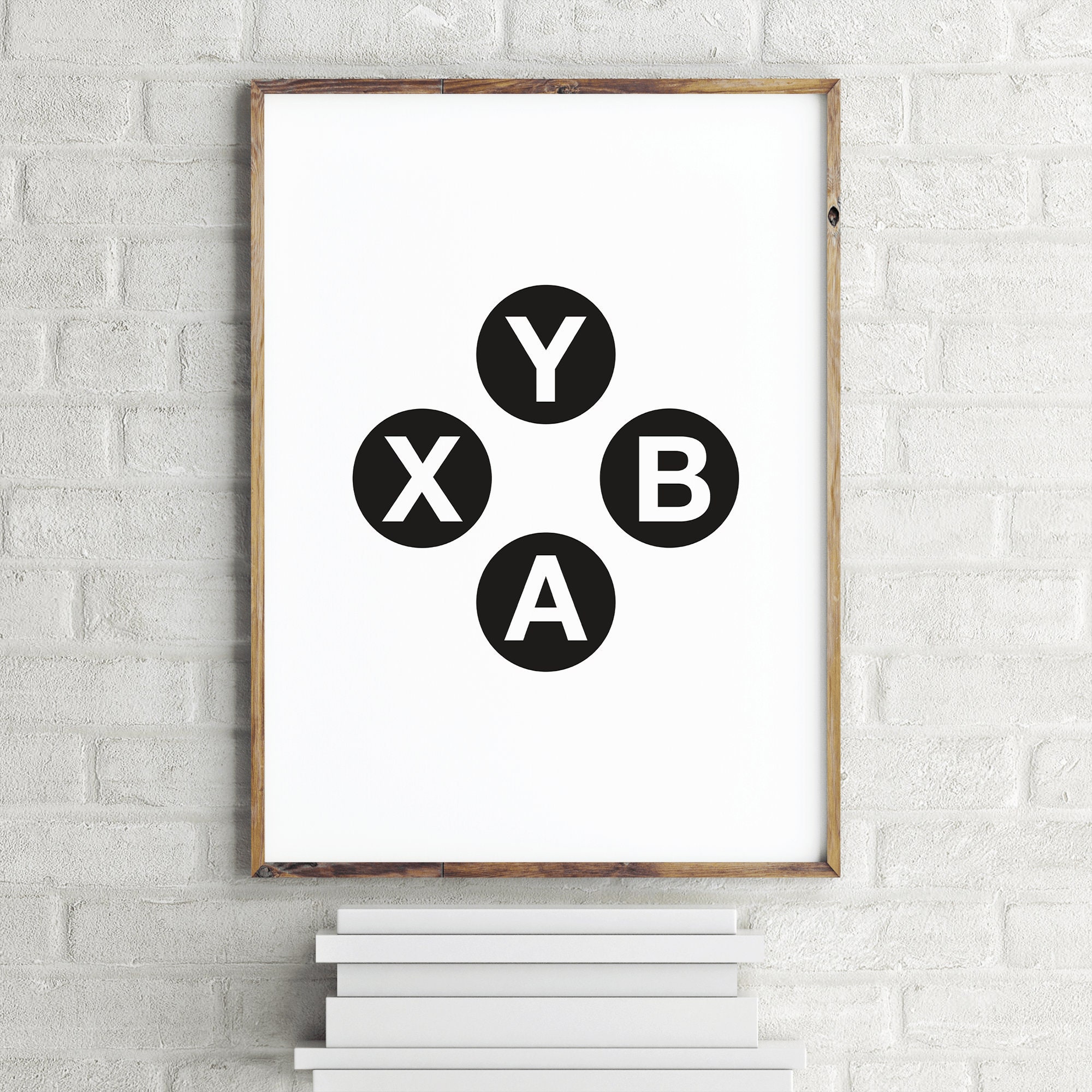 Xbox Button Combination Minimalist Poster Wall Art Print Etsy UK