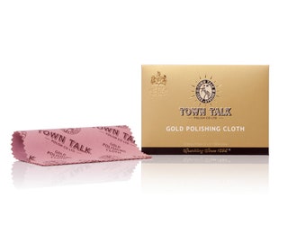 Same day Shipping | Town Talk Jewelry Polishing Cloth for Gold & Gold Fill | Standard 5”*7” or Mini 2.5”*5.5” | Non-Scratch Jewelry Cleaner
