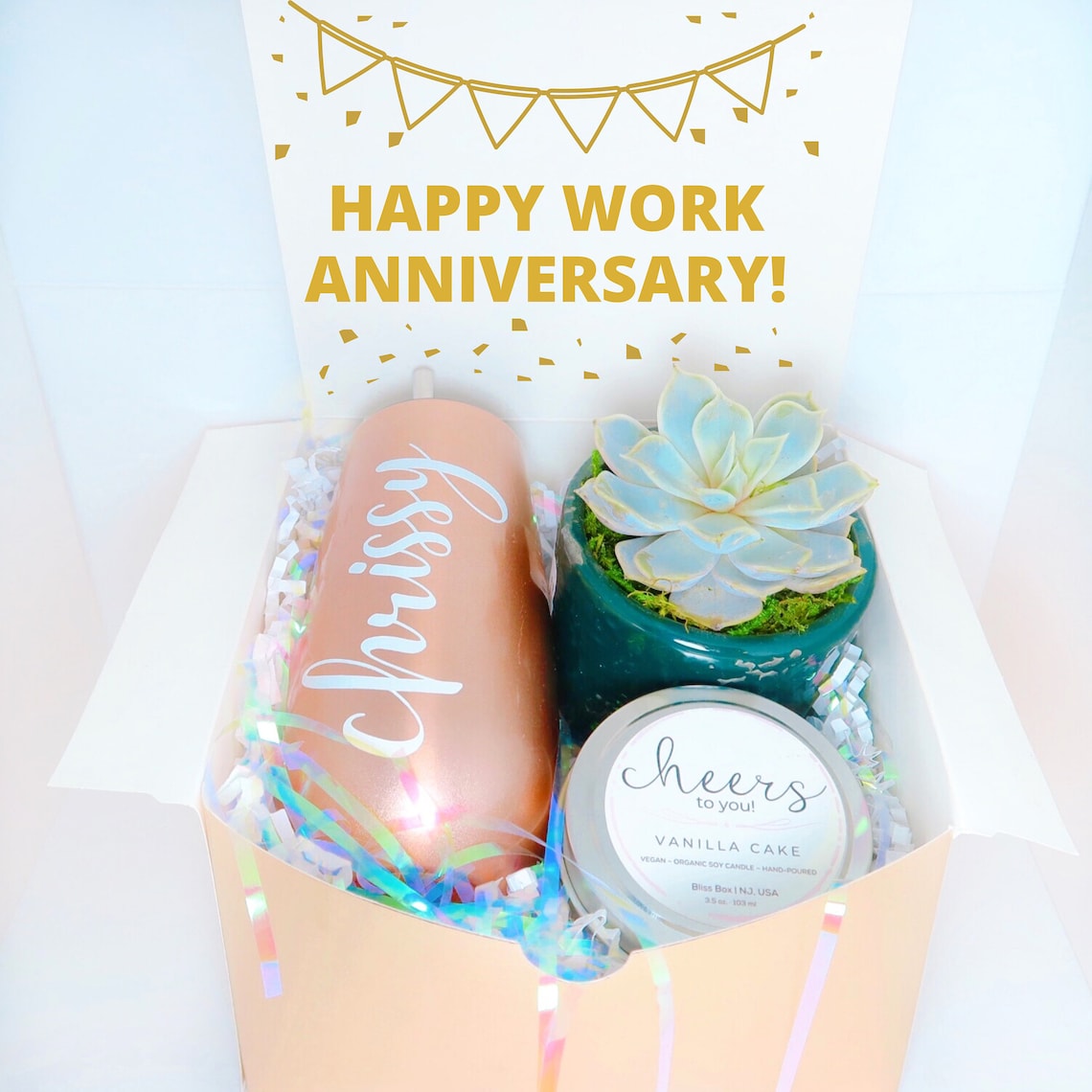 Work Anniversary Gift Box Gift Box for Work Anniversary Etsy