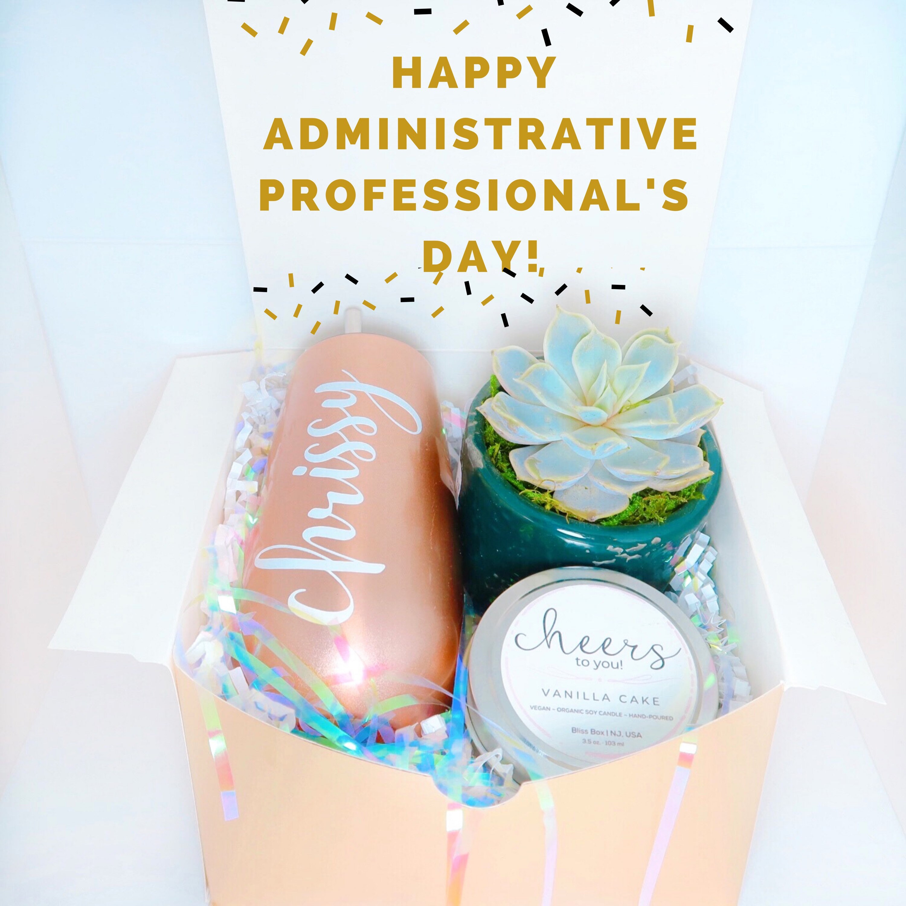 Administrative Professionals Day Gift Box Admin Appreciation Etsy
