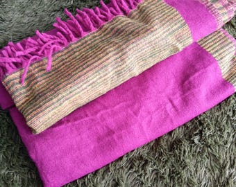 Himalayan Warm Yak Wool Blanket, Light weight Oversize  throw blanket
