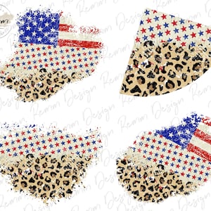 American Flag Leopard Patches PNG, Distressed USA Flag Patches Sublimation Design, 4th of July Png, Sleeve Design Png, Sublimate Download