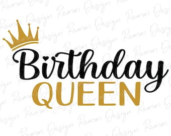 Download Birthday Queen Svg Etsy