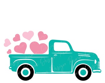 Free Free 74 Svg Truck With Hearts SVG PNG EPS DXF File
