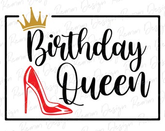 Download Birthday Queen Svg Etsy
