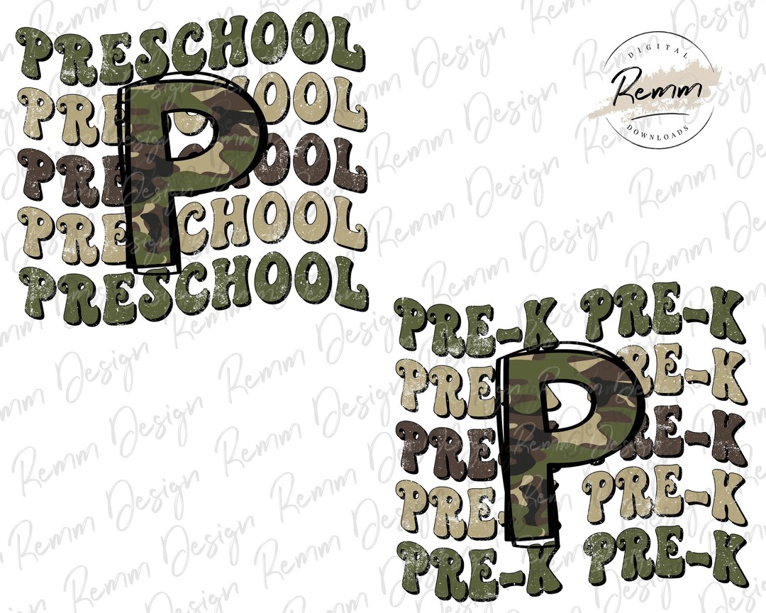 camo dunks preschool