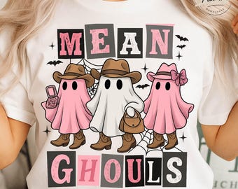 Western Cowgirl Ghost PNG: Halloween Clipart (Digital Download)