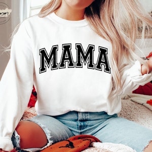 Mama SVG, Mama Png, Mom Svg, Varsity Mama Svg, Mama T Shirt Design, Mom ...