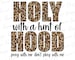 Holy with a Hint of Hood Png, Pray With Me Don't Play With Me, Leopard Png, Sublimation Design, Digital Download 