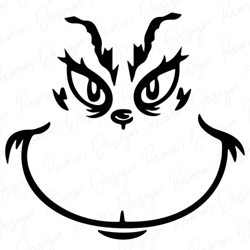 Grinch Face SVG Grinch SVG Grinch Image 