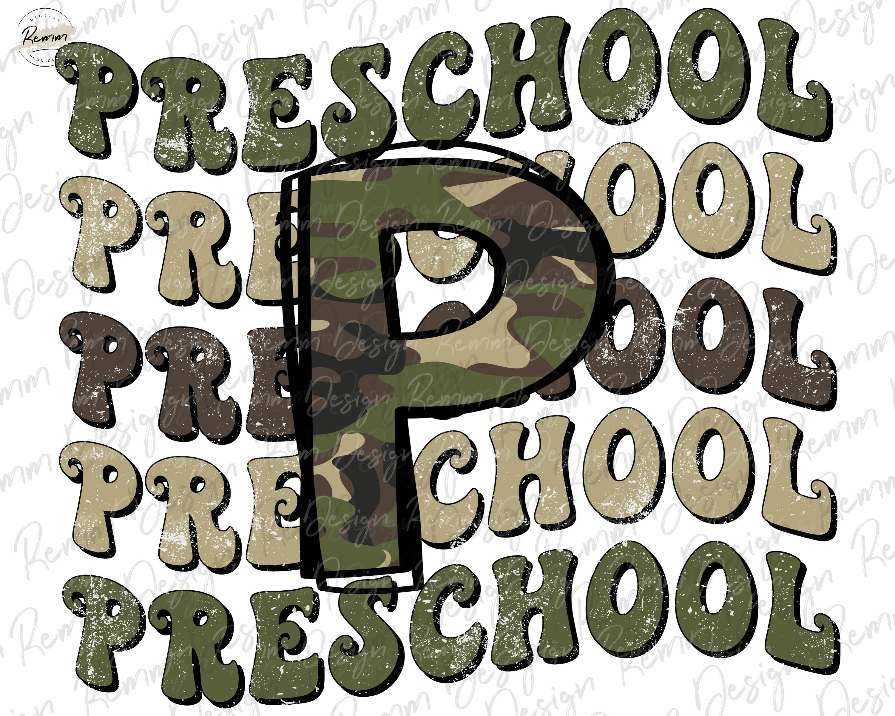 camo dunks preschool