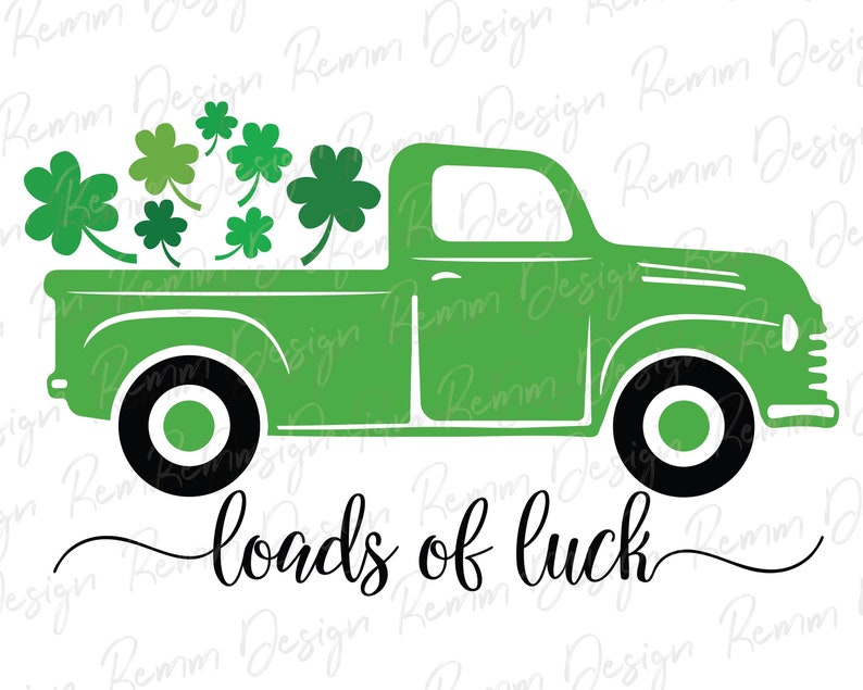 Free Free Truck With Shamrocks Svg SVG PNG EPS DXF File