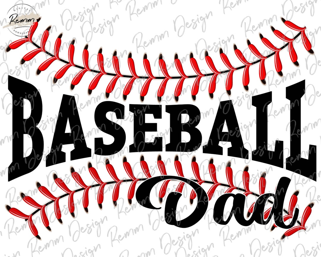 Baseball Dad Png, Baseball Png, Digital Download, Baseball Laces ...