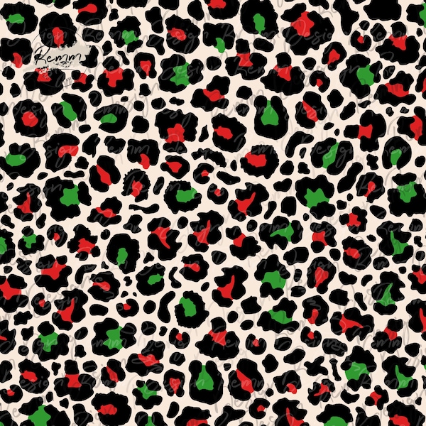 Leopard Christmas - Etsy