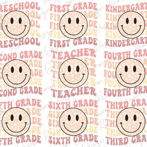 Zurück zur Schule Bundle, Kindergarten Png, 1. Klasse Png, Retro Sublimation Design, Erster Tag der Schule Shirt Design, digitaler Download