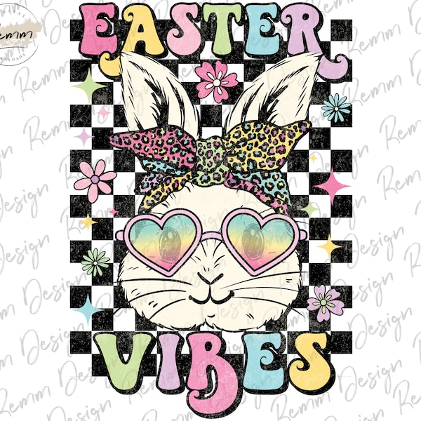 Easter Png, Easter Vibes Png, Retro Easter Png, Easter Bunny Png, Easter Shirt Design, Happy Easter Png, Easter Sublimation Design Download