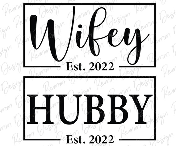 Clip Art Hubby 2022 Wifey Art & Collectibles hamaguri.co.jp image